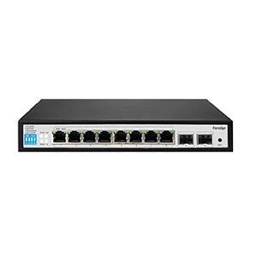 FOREDGE 8port POE PS3010GS GIGABIT 2-SFP 96W YÖNETİLEBİLİR SWITCH