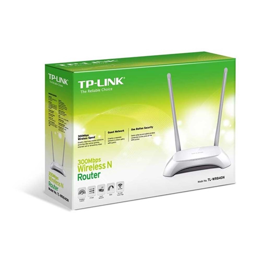 TP-LINK TL-WR840N N300 EV OFİS TİPİ ROUTER