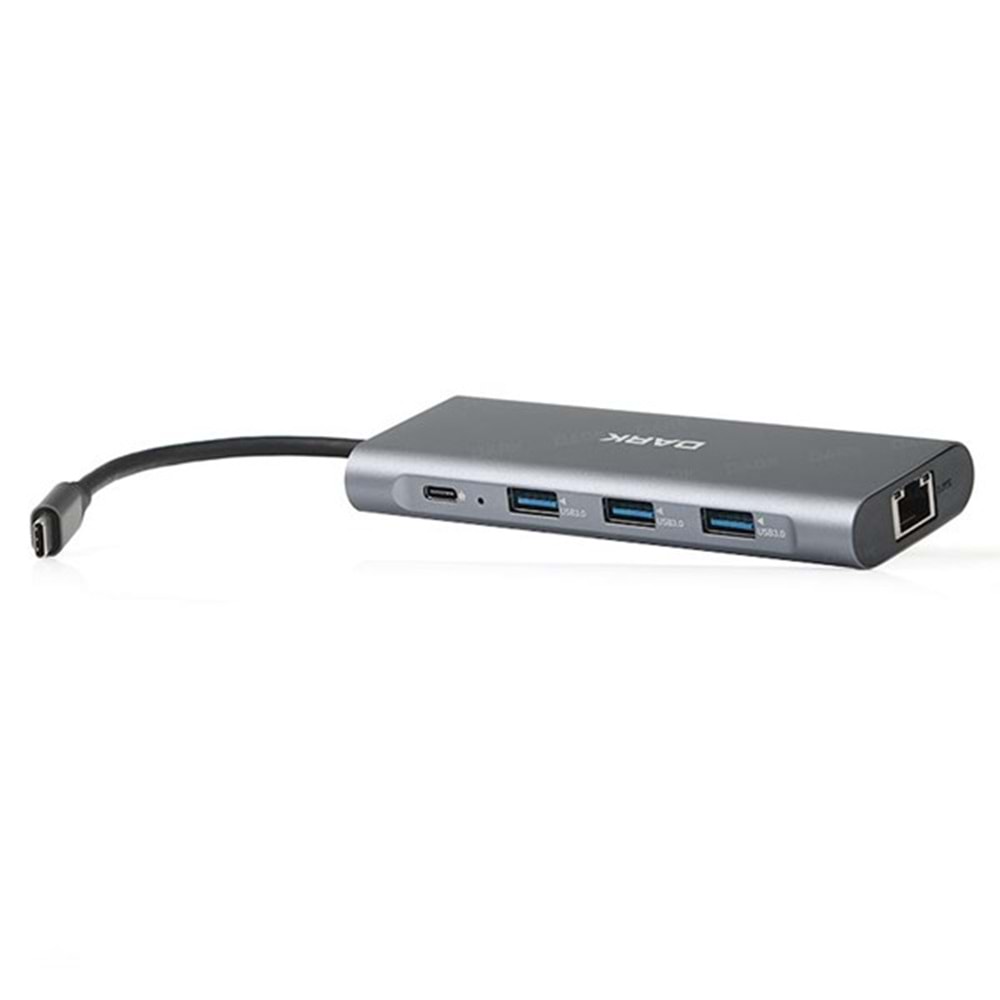 DARK DK-AC-U31X36 USB 3.1 Type-C - USB 3.0+ Ethernet/HDMI/TF SD Çoklayıcı