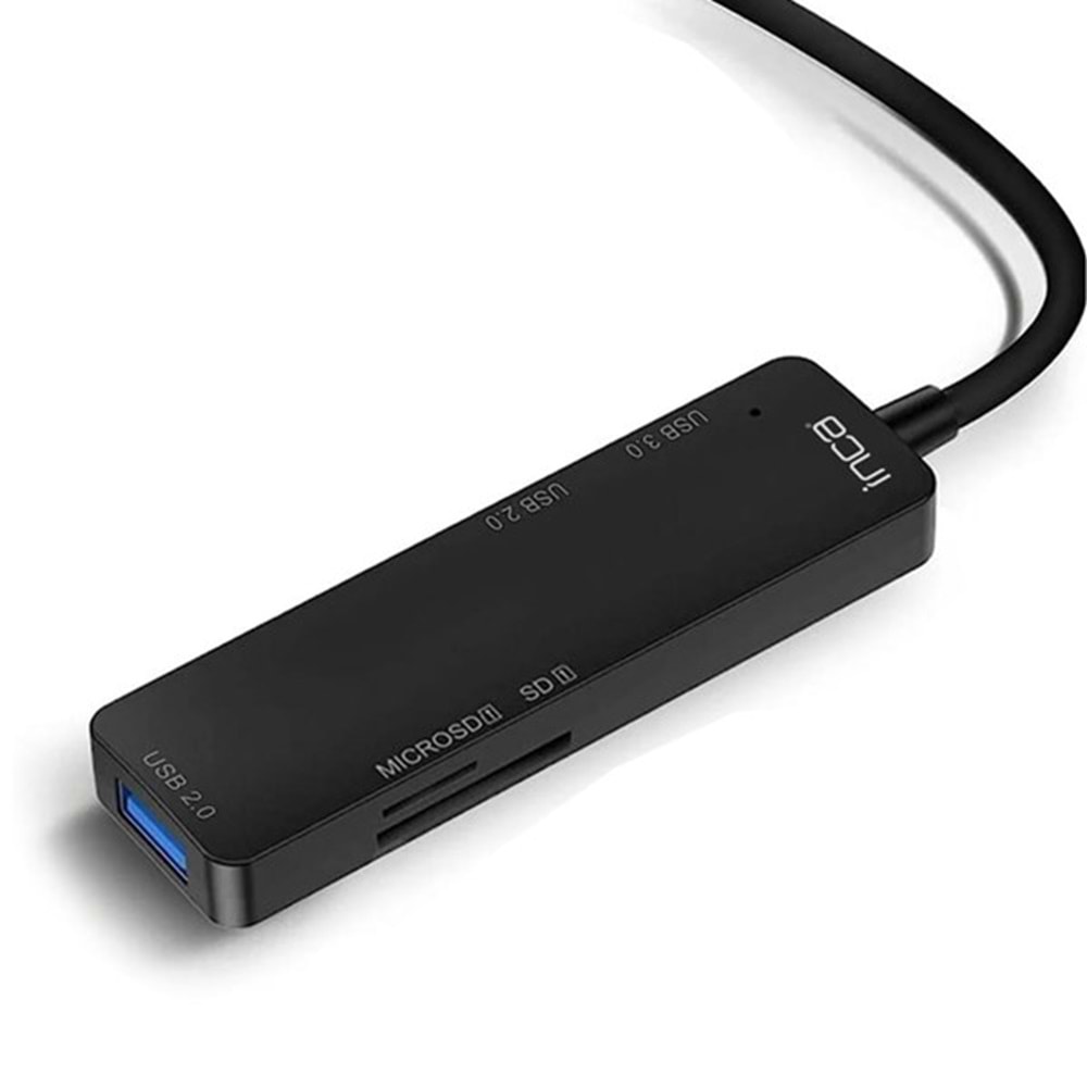 INCA ITPC-5T 4port Type-C Kart Okuyucu USB Çoklayıcı Hub
