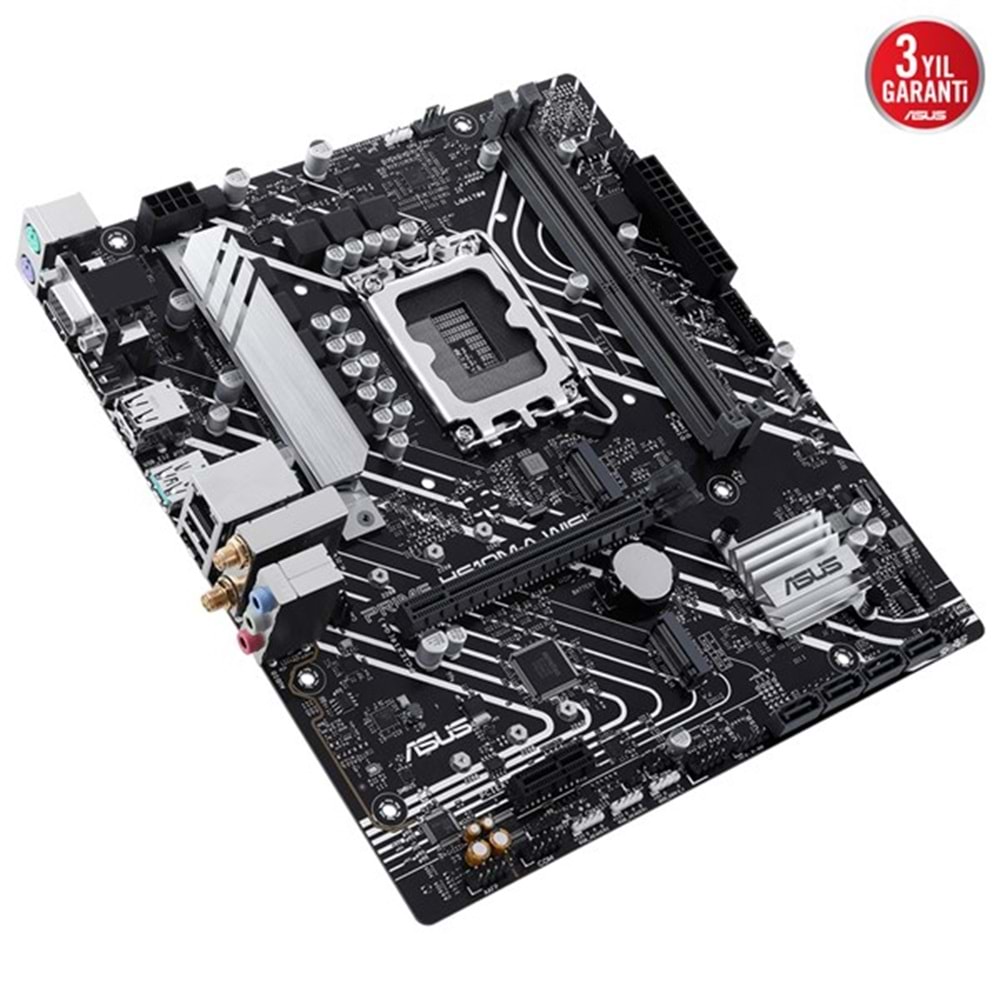 ASUS PRIME H610M-A WIFI DDR5 HDMI DP PCIe 16X v4.0 1700p mATX	