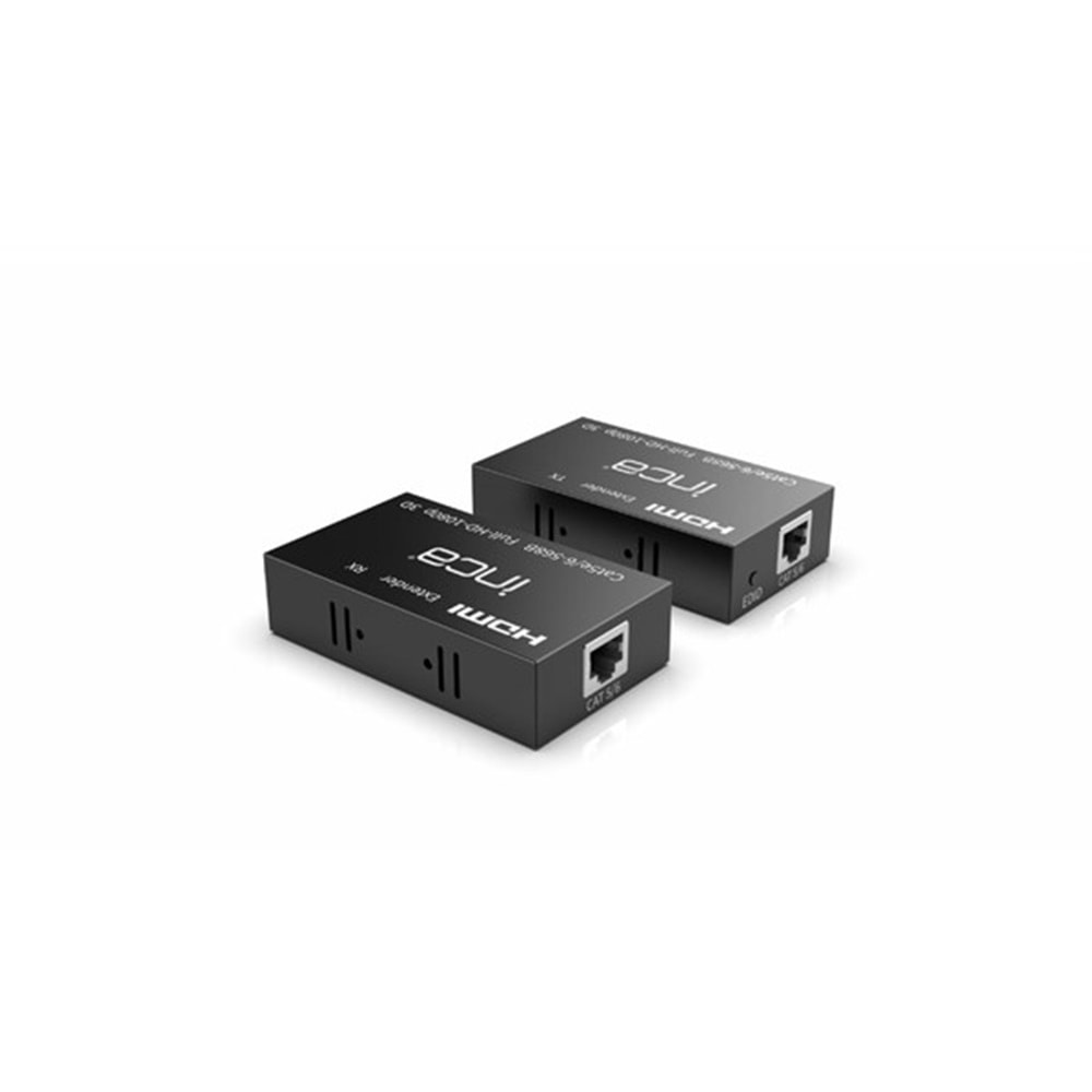 INCA 1port IEX-60 1port HDMI (giriş) 1port Ethernet (Cat6) HDMI Repeater 60metre mesafeye kadar