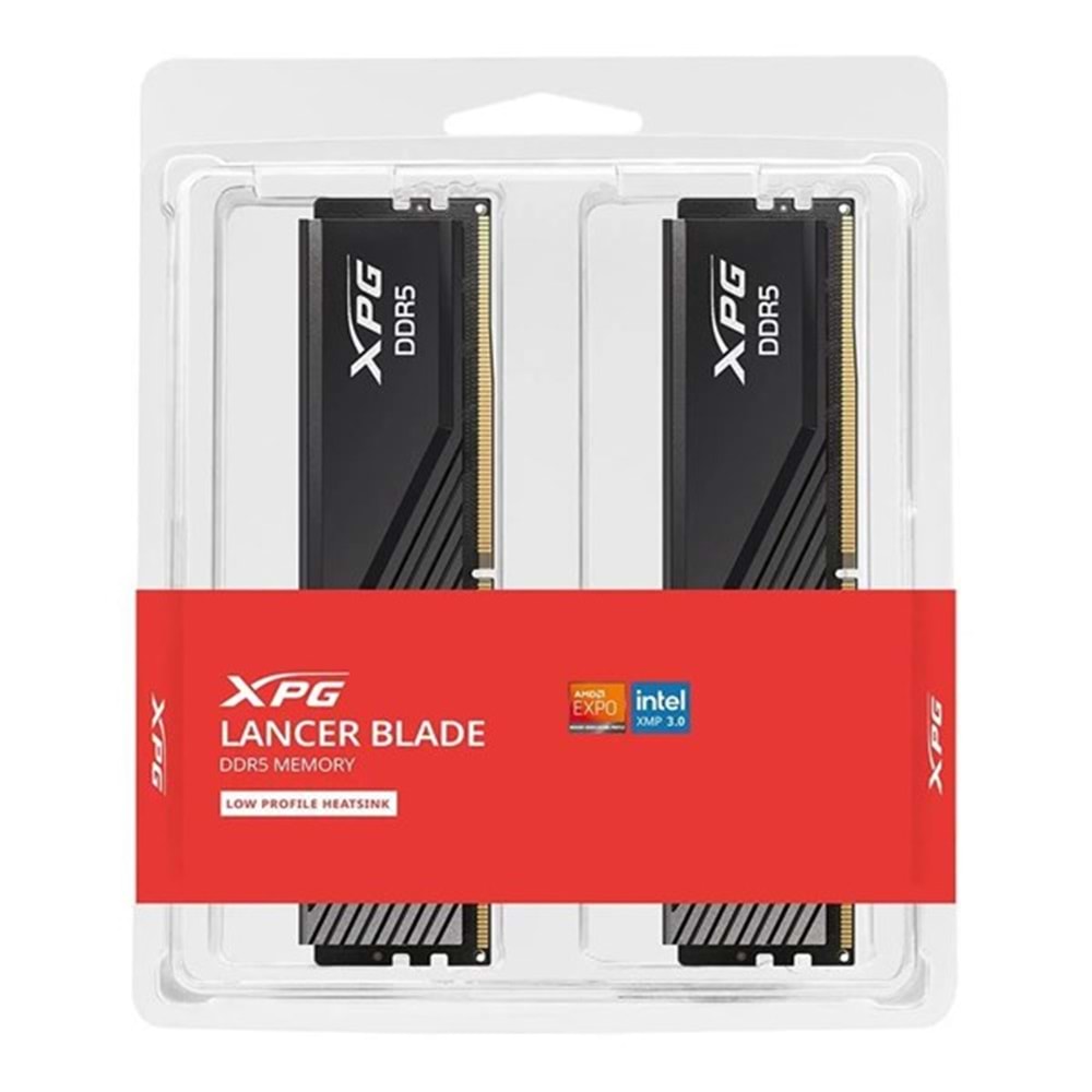 XPG 32GB (2X 16GB) DDR5 6000MHZ CL30 DUAL KIT PC RAM LANCE BLADE AX5U6000C3016G-DTLABBK