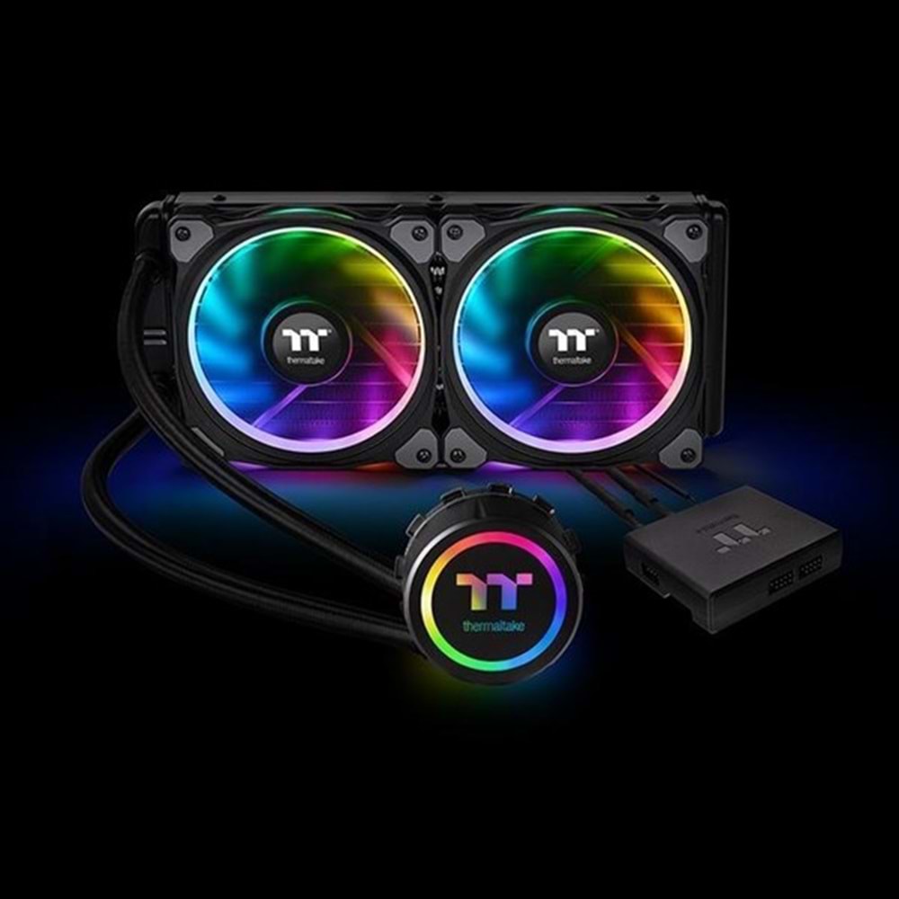 THERMALTAKE 240MM FLOE RIING CL-W157-PL12SW-A ARGB SIVI SOĞUTMALI İŞLEMCİ FANI