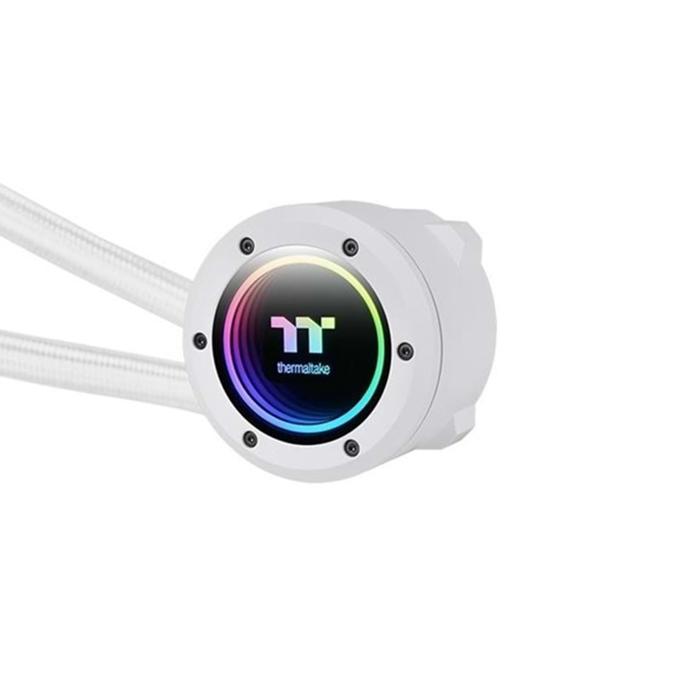 THERMALTAKE 240MM TH240 v2 CL-W364-PL12SW-A ARGB AM5-1851P SIVI SOĞUTMALI İŞLEMCİ FANI BEYAZ