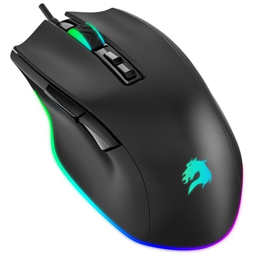 GAMERBOOSTER M16 Myth 12800dpi RGB Aydınlatmalı Siyah Profesyonel Gaming Mouse