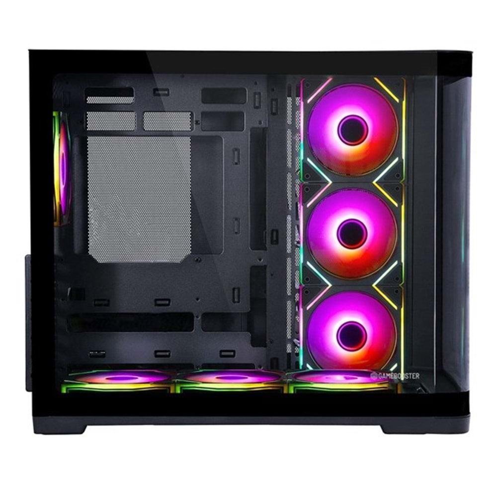 GAMEBOSTER 750W 80+ BRONZE GB-G2852B-750W 7-FANLI GAMING MID-TOWER PC KASASI