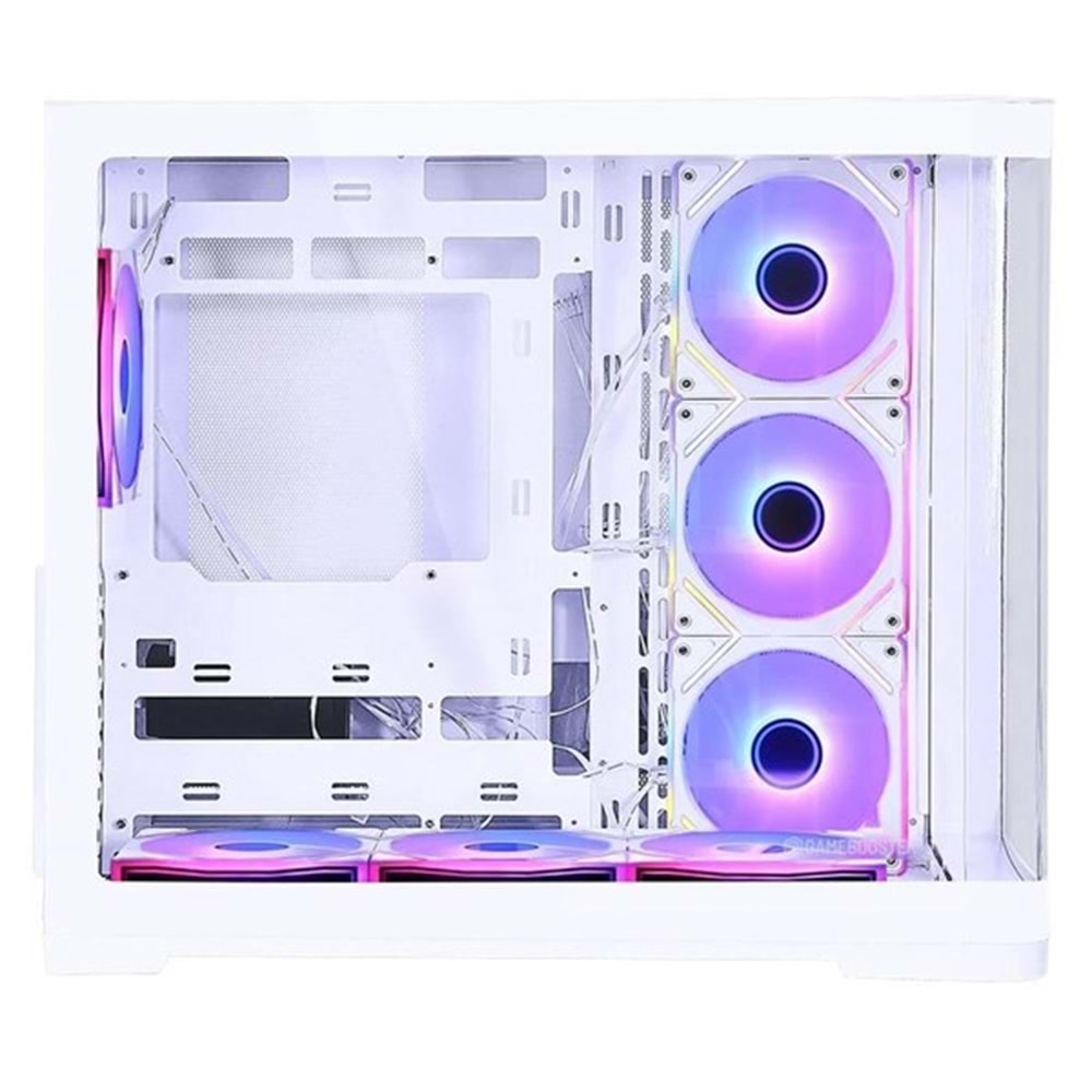 GAMEBOOSTER GB-G2852W 7-FANLI GAMING MID-TOWER PC KASASI BEYAZ