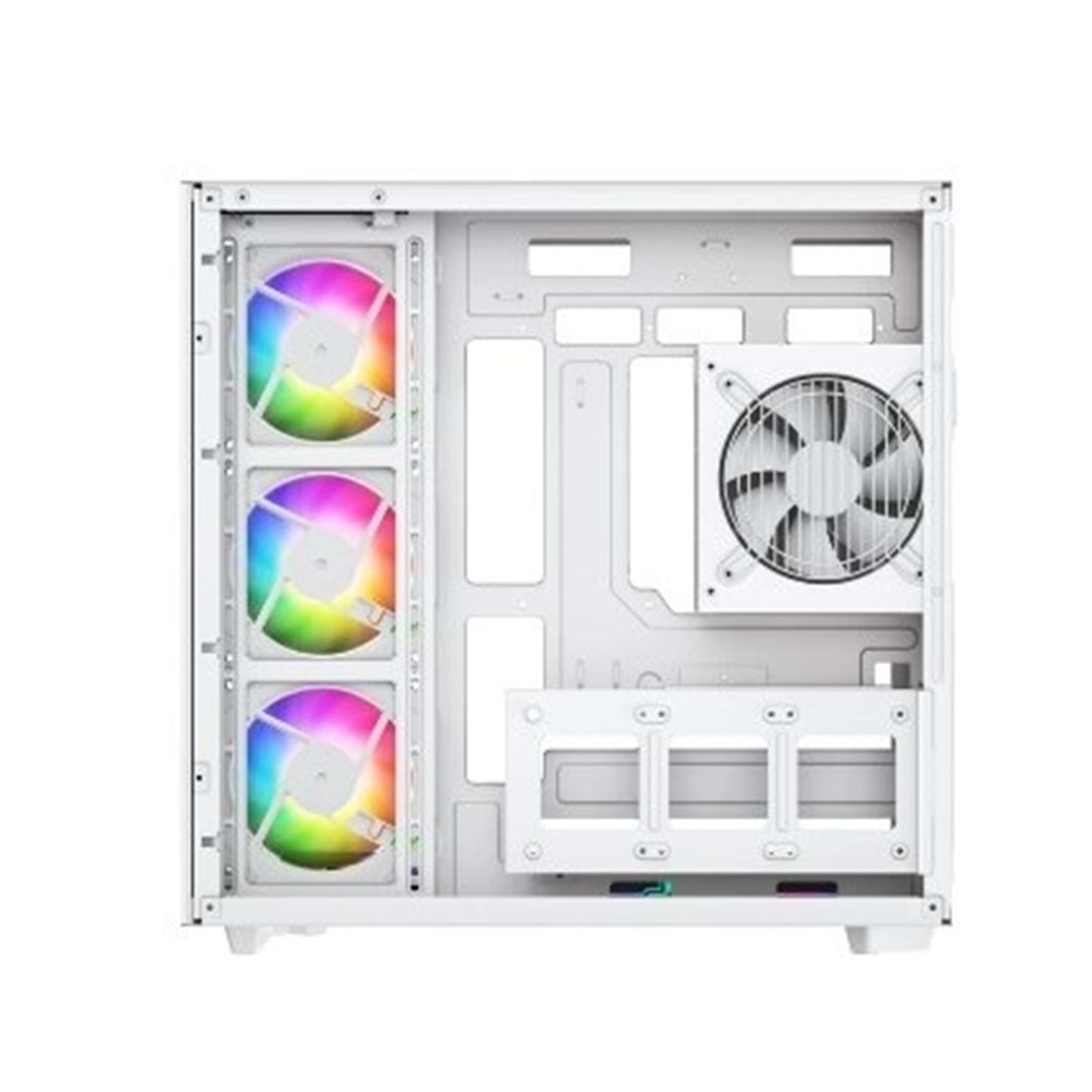 POWERBOOST 750W (80+ Bronze) 7*12cm ARGB Fanlı PBA4375W- SEAVİEW GAMING Oyun Kasası Beyaz