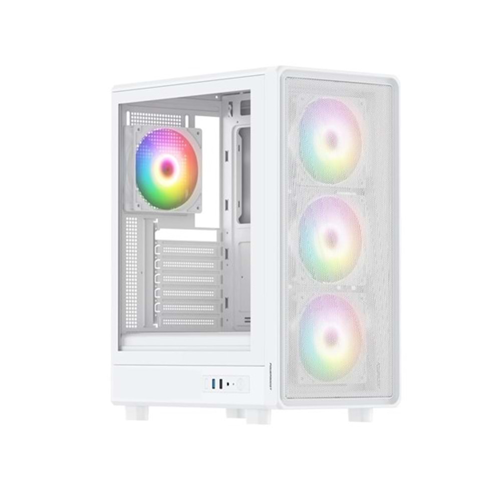 POWERBOOST 650W 80+ BRONZE GAMING MID-TOWER PC KASASI BEYAZ