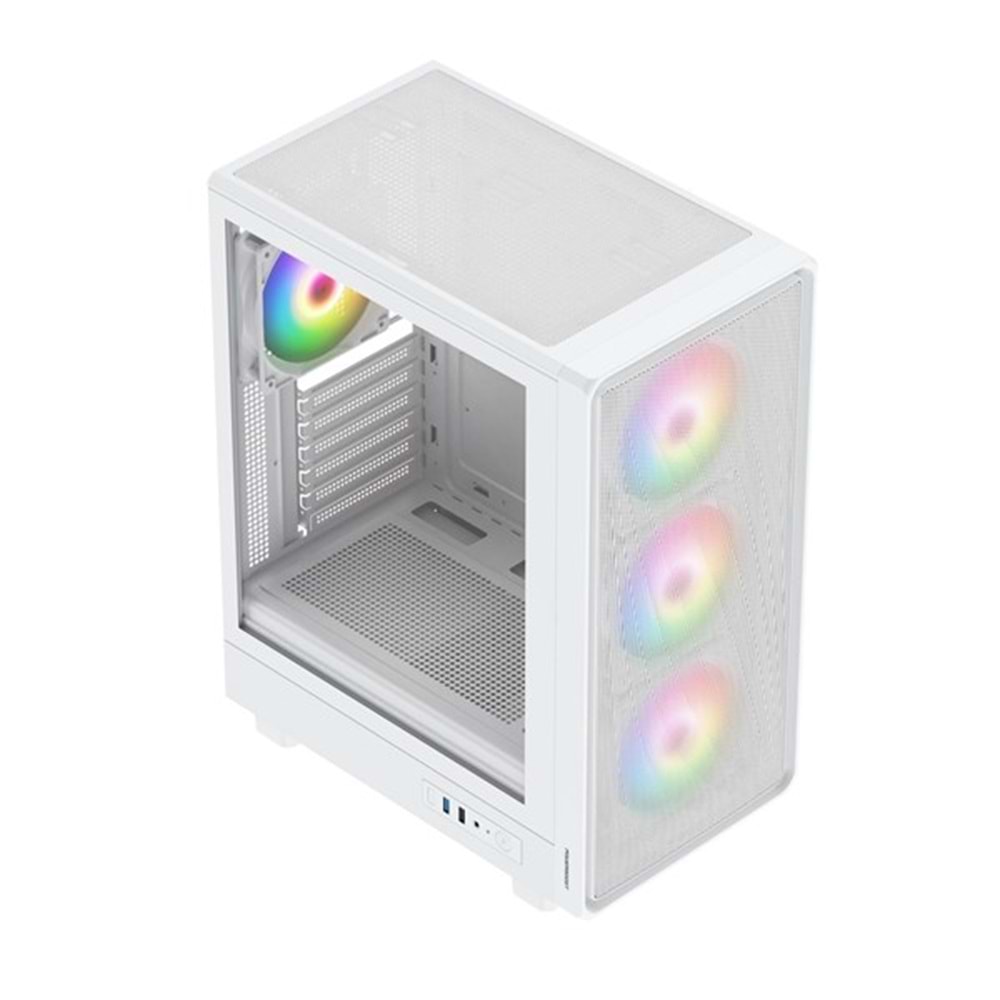 POWERBOOST 650W 80+ BRONZE GAMING MID-TOWER PC KASASI BEYAZ