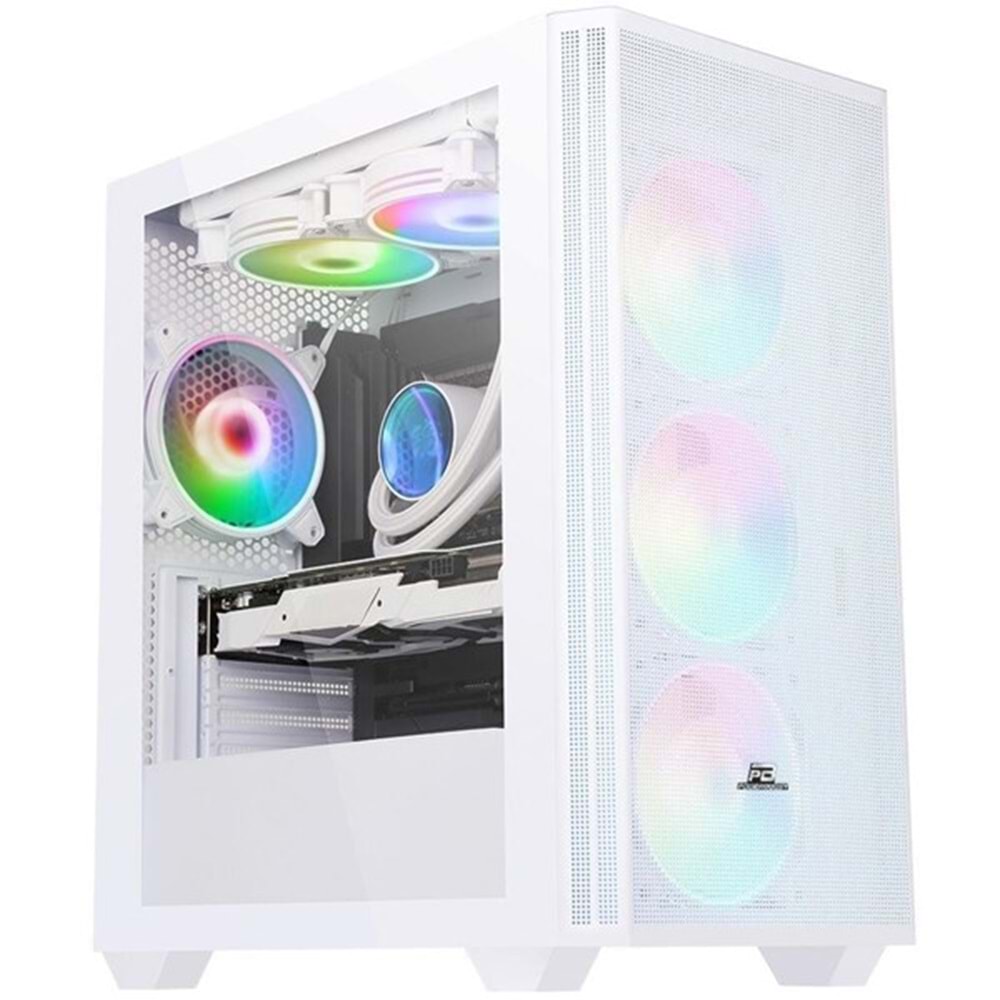 POWERBOOST PB-P2252BW ARGB GAMING MID-TOWER PC KASASI BEYAZ