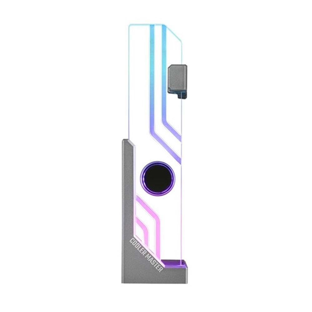 COOLERMASTER MCA-U000R-AGSBTG-00 MasterAccessory Atlas ARGB Ledli Tempered Camlı Universal Ekran Kartı Destek Aparatı (VGA Holder)