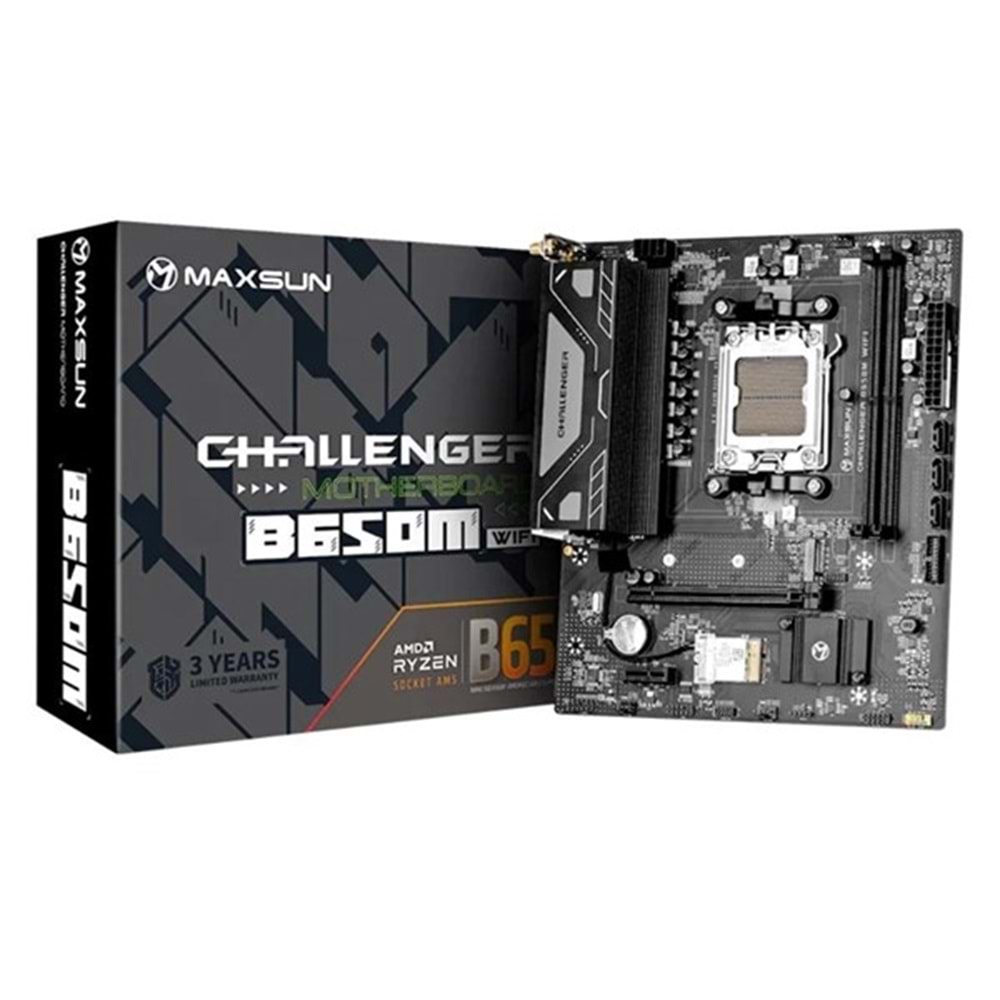 MAXSUN CHALLANGER B650M-V2 DDR5 HDMI-DP PCIE 4.0 AM5 MATX
