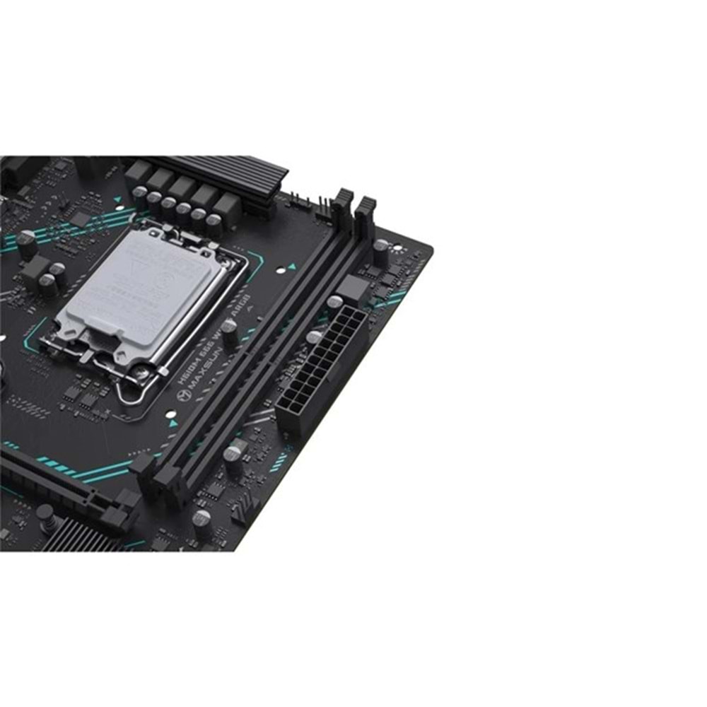 MAXSUN MS-H610M 666 WIFI6 ARGB DDR5 HDMI PCIE 4.0 1700P MATX