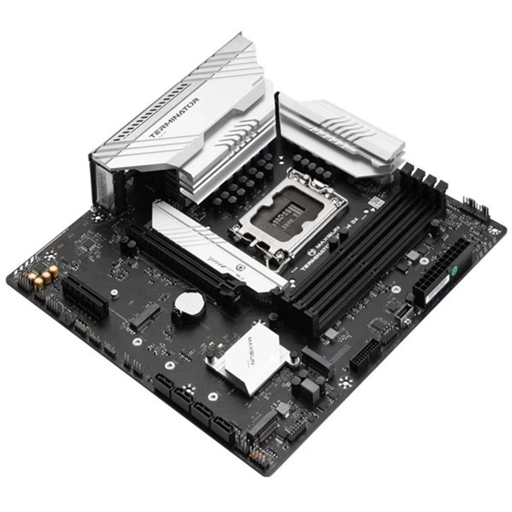 MAXSUN TERMINATOR B760M DDR4 HDMI-DP PCIE 4.0 1700P MATX
