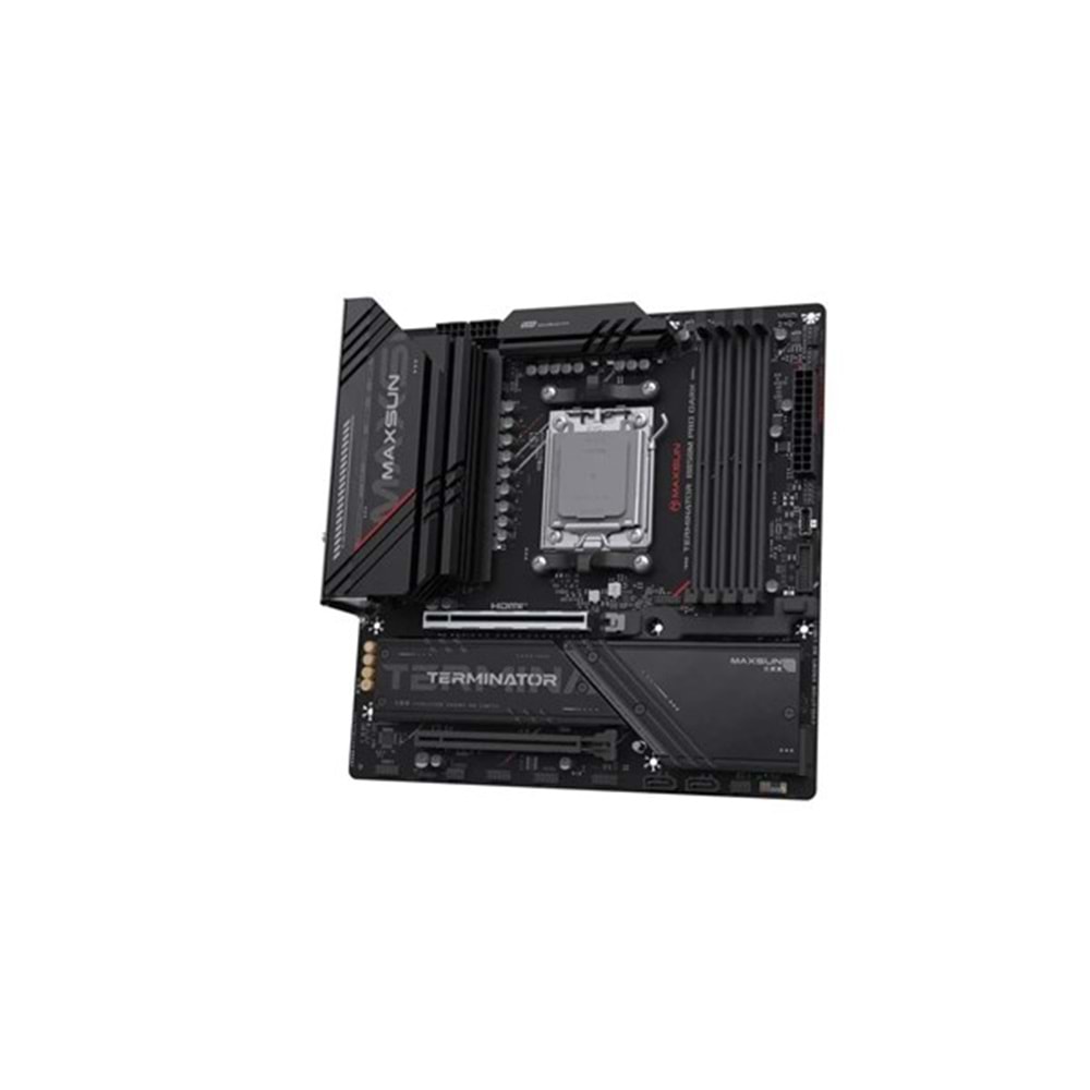 MAXSUN TERMINATÖR B850M PRO DARK WIFI7 DDR5 HDMI-DP TYPEC PCIE 5.0 1851P MATX