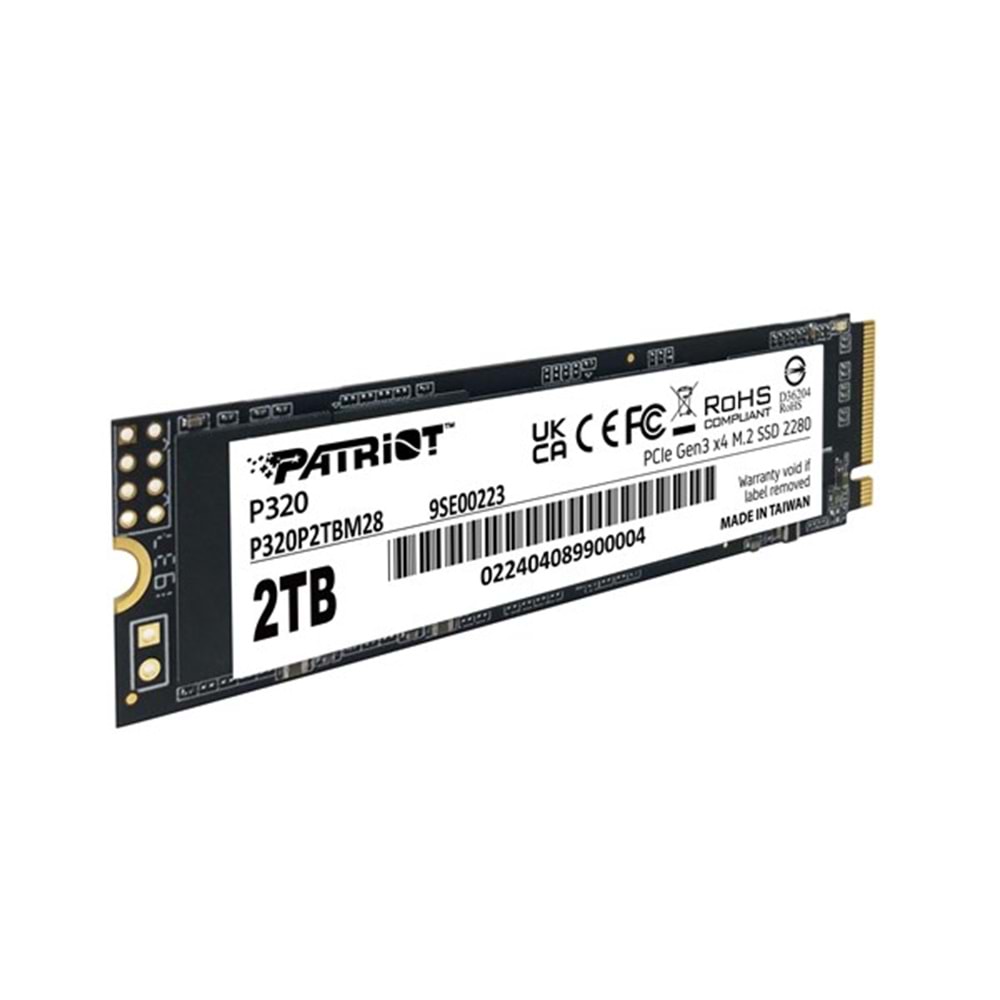 PATRIOT 2TB P320 P320P2TBM28 3000-2200MB/s M2 NVME GEN4 DİSK