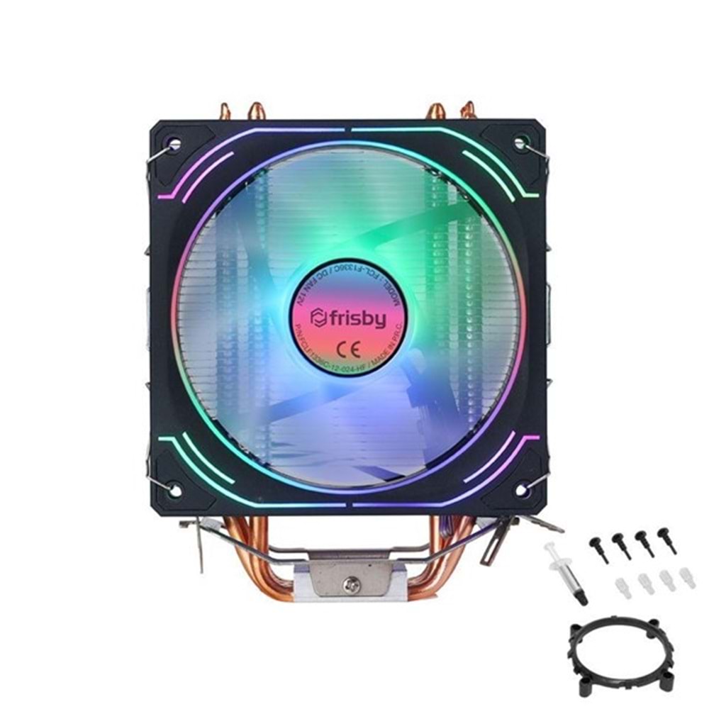 FRISBY FCL-F1336C ARGB AM5-1700P HAVA SOĞUTMALI İŞLEMCİ FANI