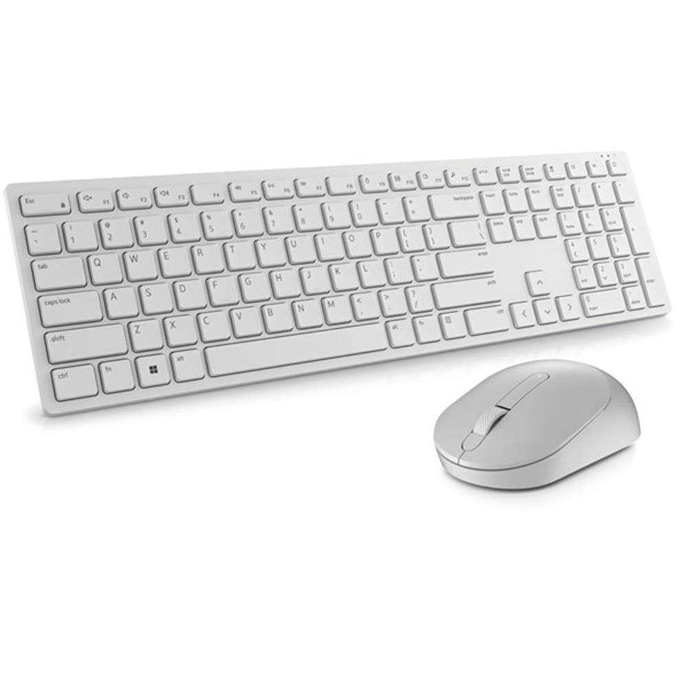 DELL Q TR 580-AKGH Kablosuz Klavye - Mouse Set KM5221W Beyaz