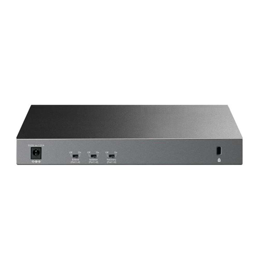 TP-LINK 10port LS1210GP GIGABIT 61W 8port PoE Yönetilemez Switch