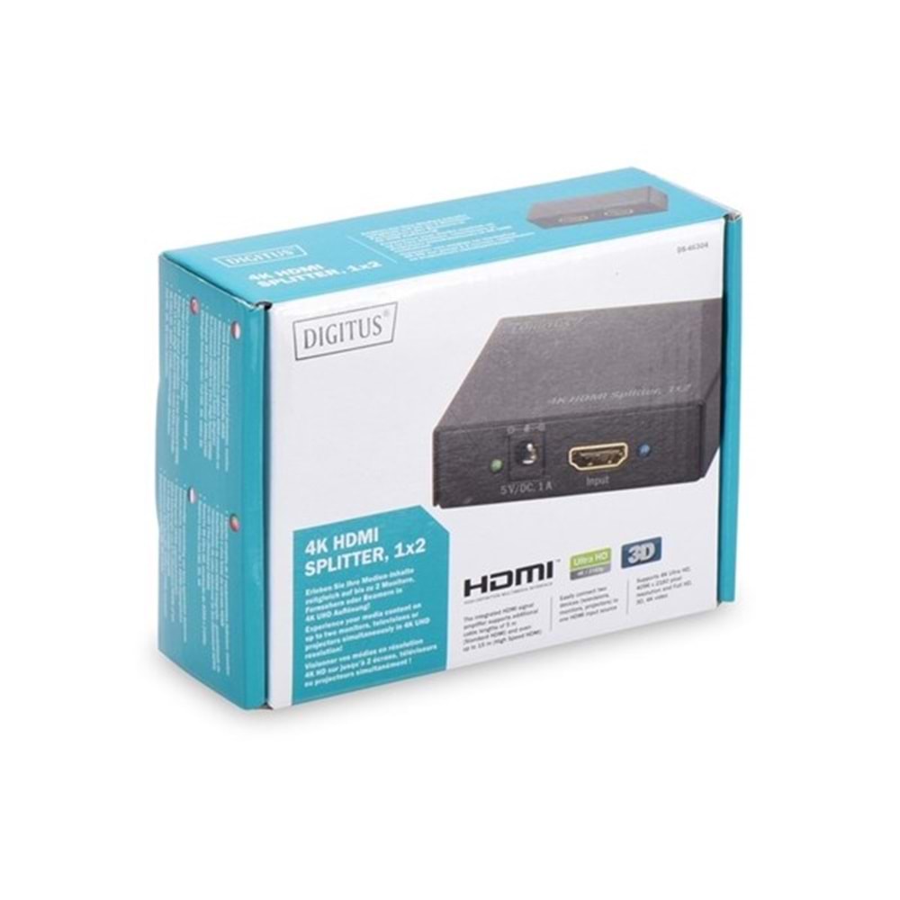 Digitus Ds-46304 Hdmı Çoklayıcı 1 Giriş 2 Çıkış