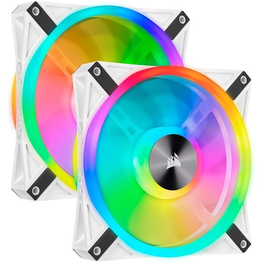 CORSAIR QL140-2 CO-9050106-Ww 14CM RGB KASA FANI+KONTROL ÜNİTELİ 2-Lİ PAKET BEYAZ