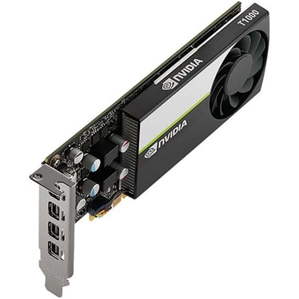 PNY T1000 8GB VCNT1000-8GB-SB GDDR6 128bit 4X mDP PCIe 16X v3.0