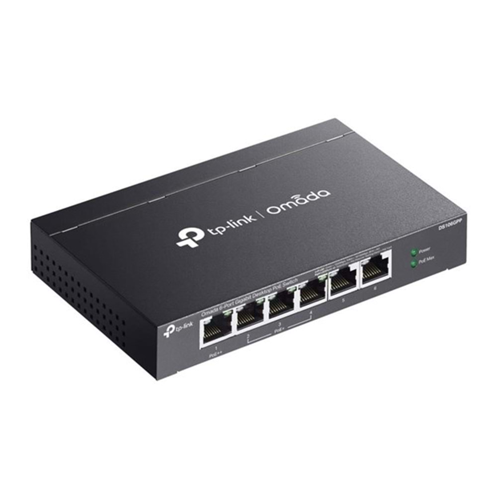 TP-LINK 5port DS106GPP GIGABIT 60W 3port POE YÖNETİLEMEZ SWITCH
