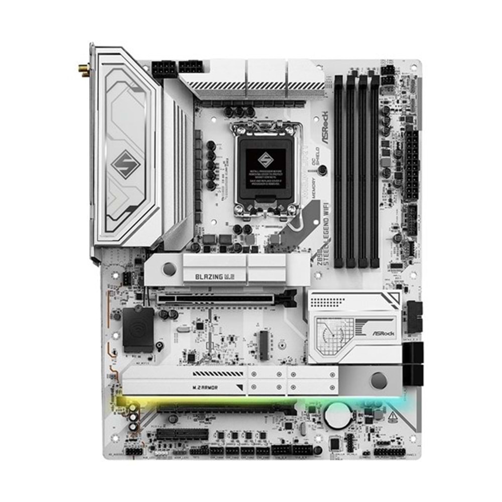 ASROCK Z890 STEEL LEGEND WIFI7 DDR5 HDMI-DP TYPEC PCIE 5.0 1851P ATX