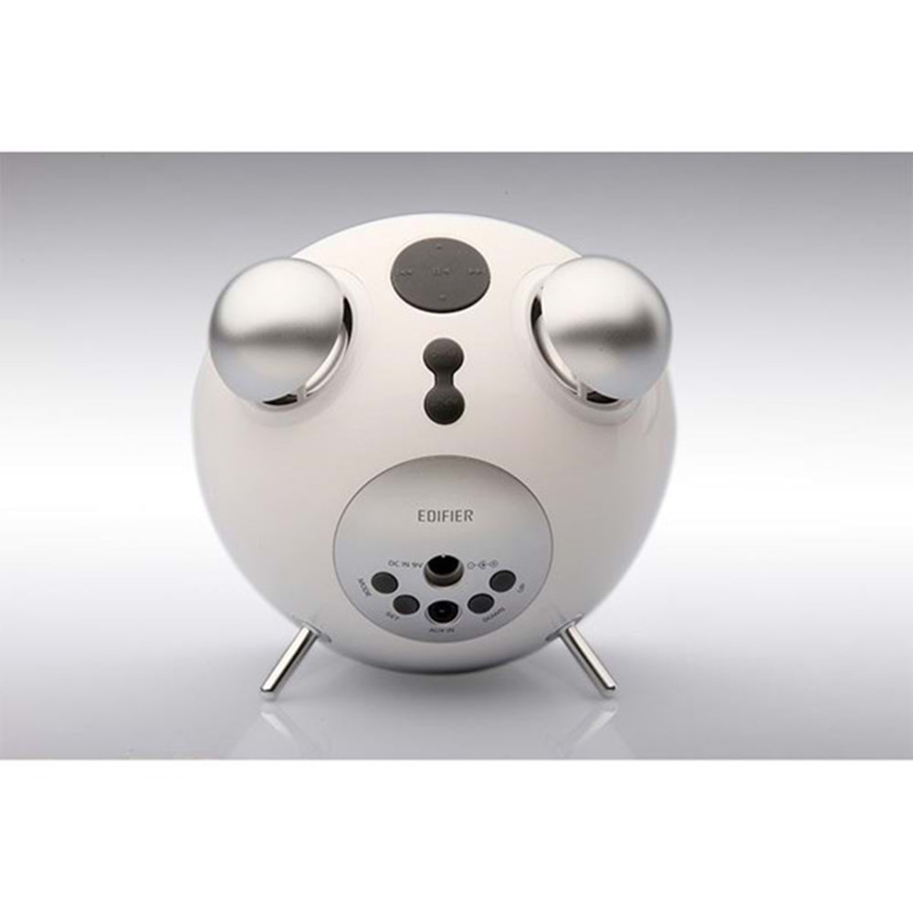 EDIFIER MF240BT TICK-TOCK 8W Rms Çalar Saatli Fm Radyo / Sd Kart Girişli Hoparlör Siyah, Bluetooth