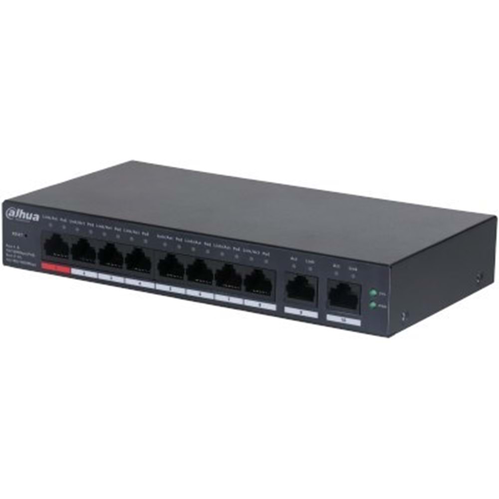 DAHUA 8port CS4010-8ET-110 10/100 110w Cloud PoE Switch