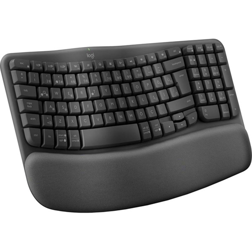 Logitech Wave Keys Kablosuz Klavye Q TR Siyah 920-012311