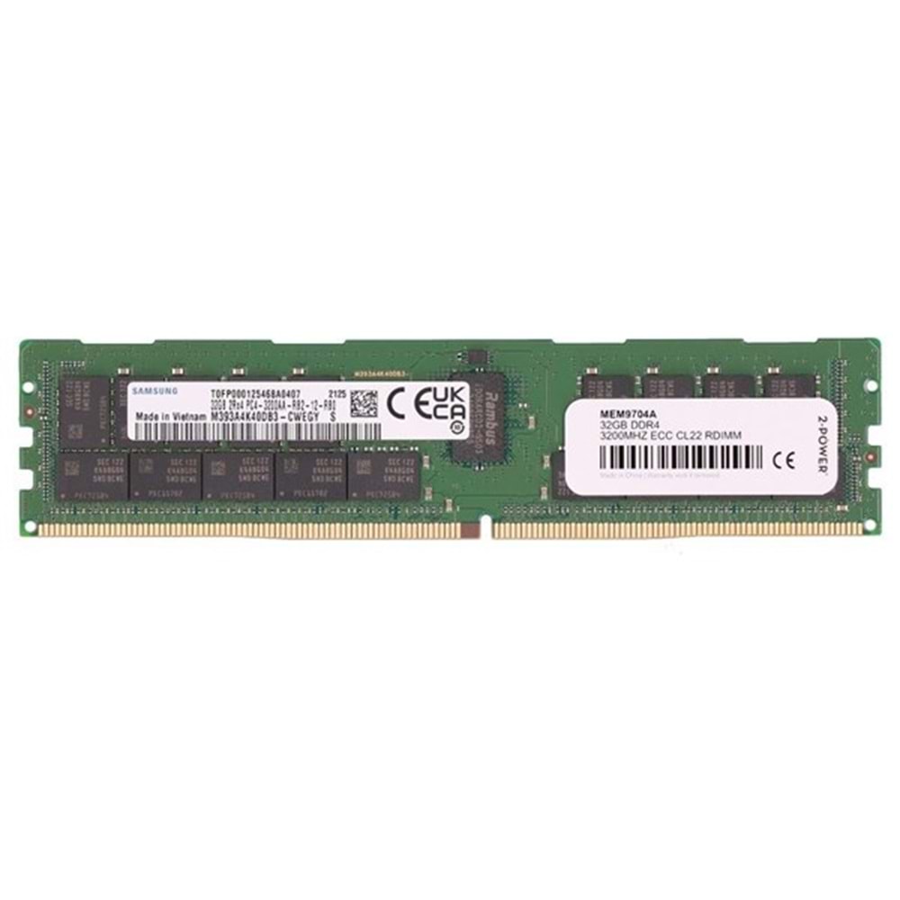 DELL 32GB DDR4 3200MHZ 2RX4 RDIMM SUNUCU RAM AB257620