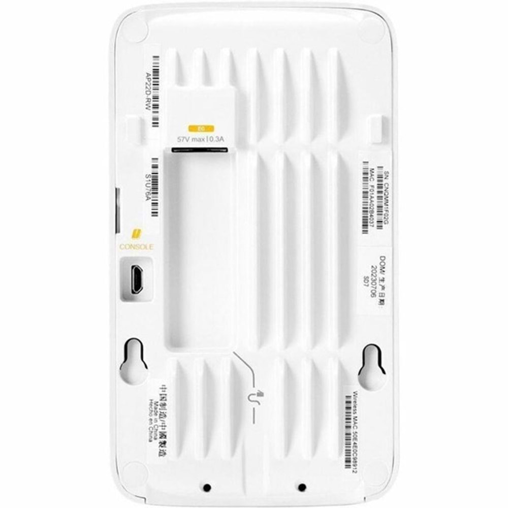 HPE Aruba Instant On AP22D (RW) WIFI-6 Dual Band Access Point-S1U76A