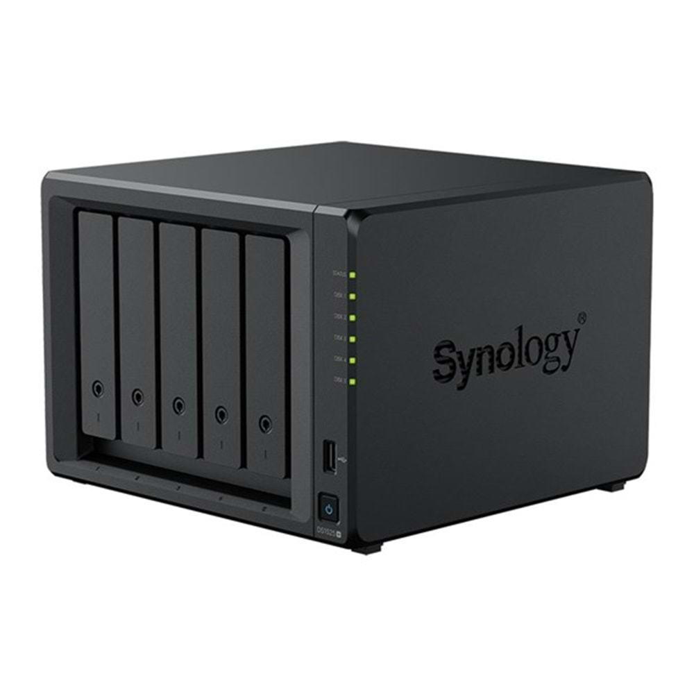 SYNOLOGY DS1525 PLUS RYZEN V1500B 8GB RAM- 5-diskli Nas Server (Disksiz)