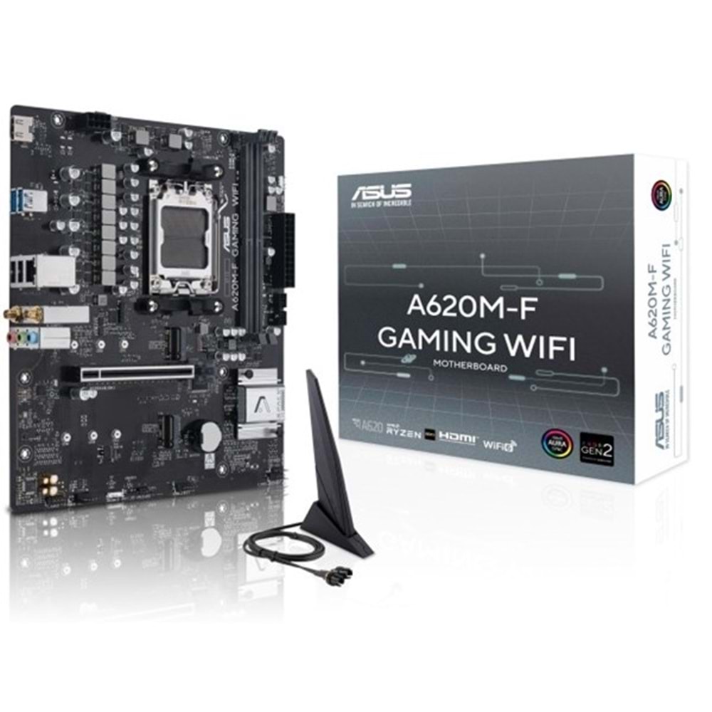 ASUS PRIME A620M-F GAMING WIFI6 DDR5 HDMI-DP PCIE 4.0 AM5 mATX