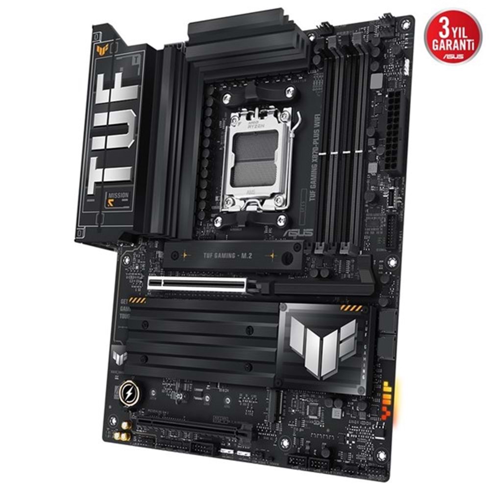 ASUS TUF GAMING X870-PLUS WIFI-7 DDR5 HDMI DP PCIE 5.0 AM5 ATX	