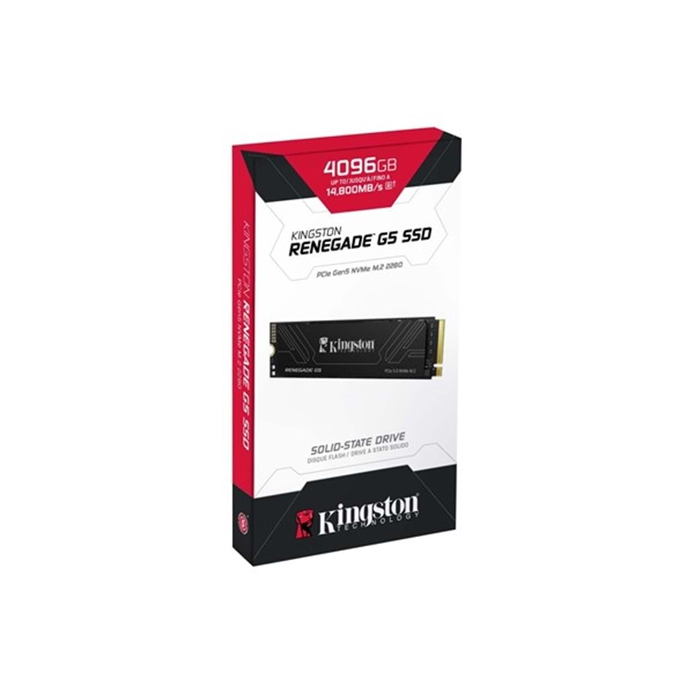 KINGSTON 4TB RENEGADE SRNG2S/4T0 14800-14000MB/s M2 NVME GEN5 DİSK