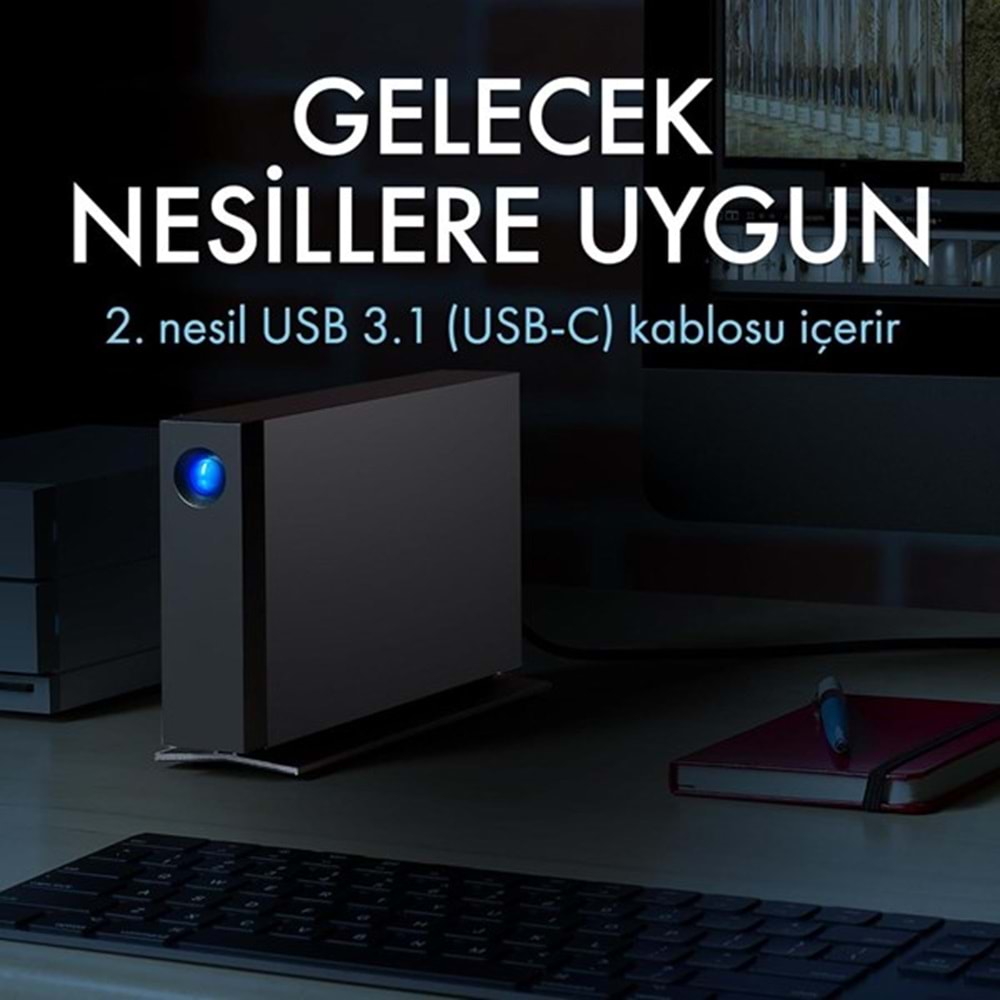 LACIE 24TB D2 PROFESSIONAL STHA24000800 THUNDERBOLT 4 HARİCİ DİSK