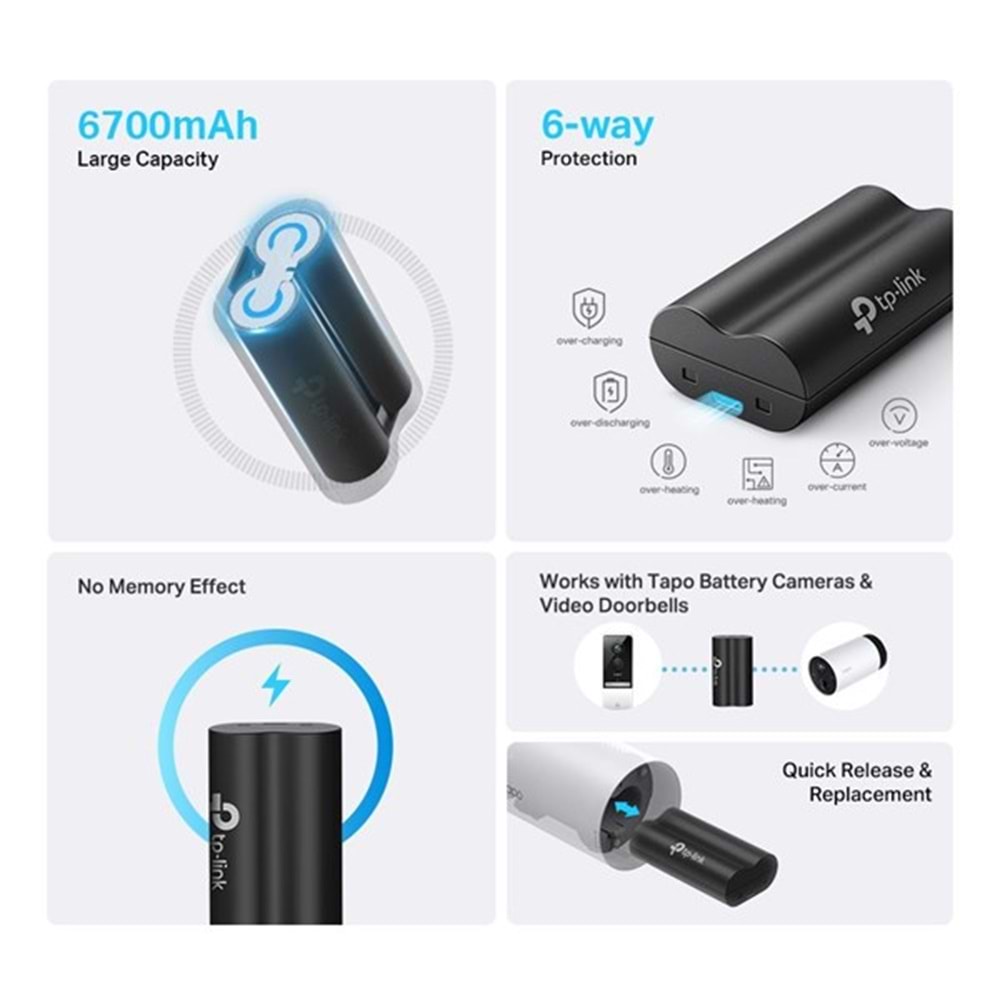 TP-LINK TAPO A100 Paket Pil