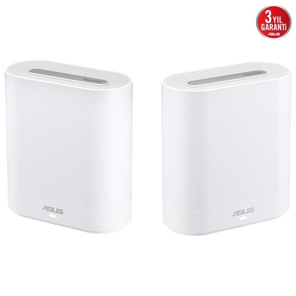 ASUS EXPERT WIFI EBM68-W-2 AX7800 WIFI6E Dual Band Kurumsal Mesh Router 2-li paket