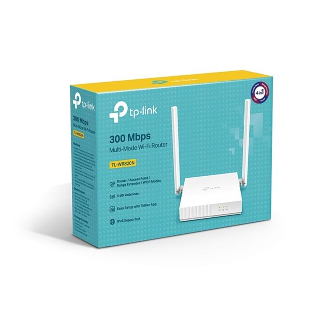 TP-LINK TL-WR820N N300 2.4Ghz Router