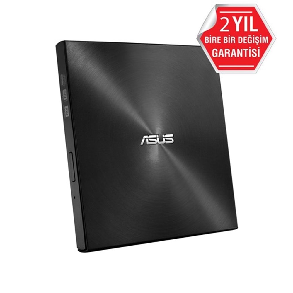 Asus Zendrive-U9m Sdrw-08U9m-U Harici İnce Dvd Yazıcı M-Disc Usb Type-C Ve Usb 2.0 Destekli Siyah