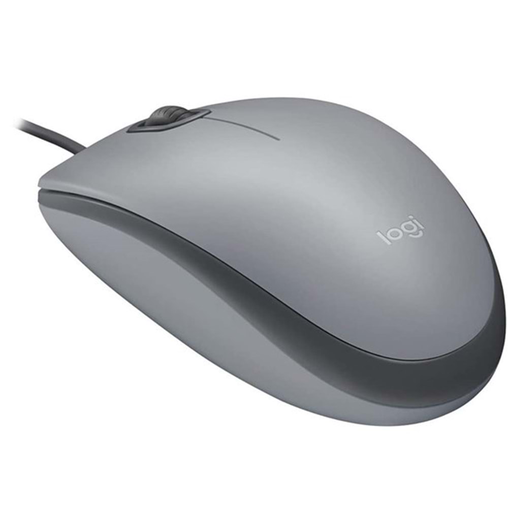 LOGITECH M110 Sessiz Tam Boyutlu Kablolu Usb-A Bağlantılı Optik Mouse - Gri 910-006760