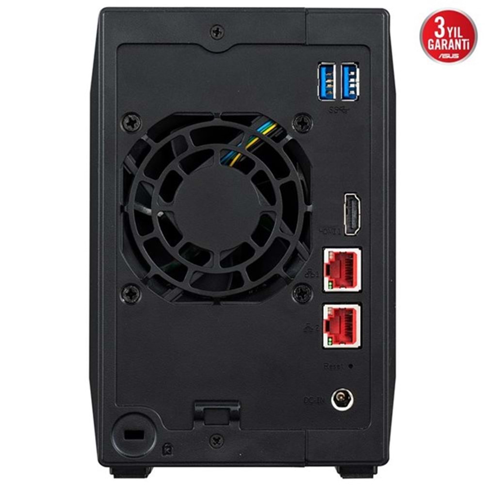 ASUSTOR AS5402T-4GB CELERON N5105-4GB RAM-2-diskli Nas Sunucu (Disksiz)