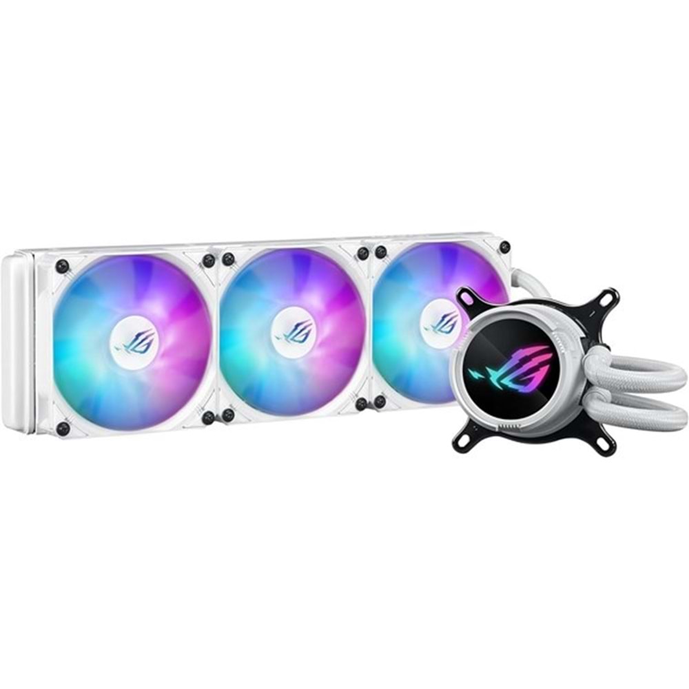  ASUS 360MM ROG STRIX LC III ARGB AM5-1700P SIVI SOĞUTMALI İŞLEMCİ FANI BEYAZ