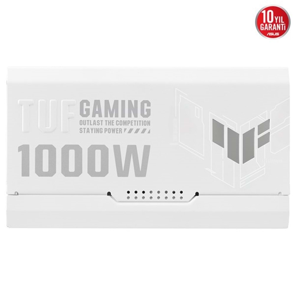 ASUS 1000W 80+ GOLD TUF GAMING TAM MODÜLER POWER SUPPLY BEYAZ