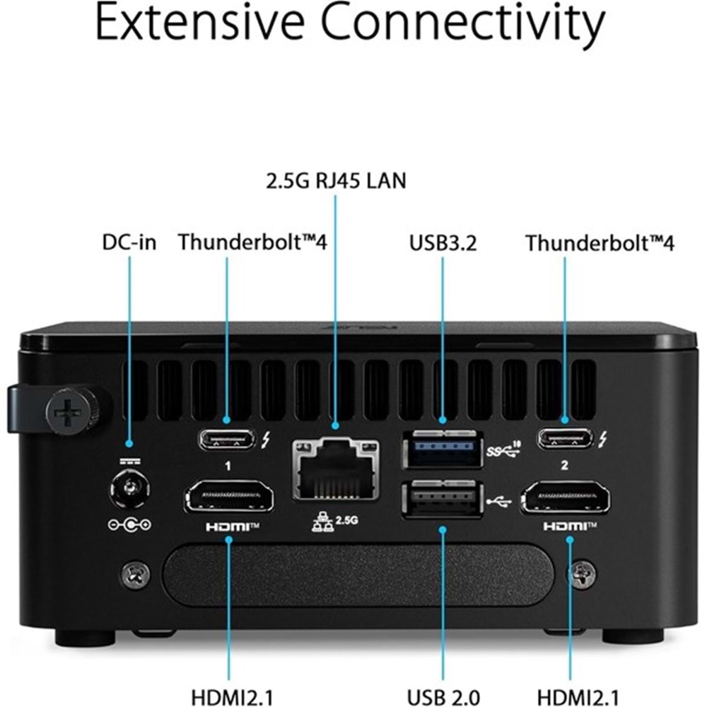 ASUS NUC 13 PRO NUC13ANBI5 CORE i5 1340P-RAM DİSK YOK-FDOS MINI PC