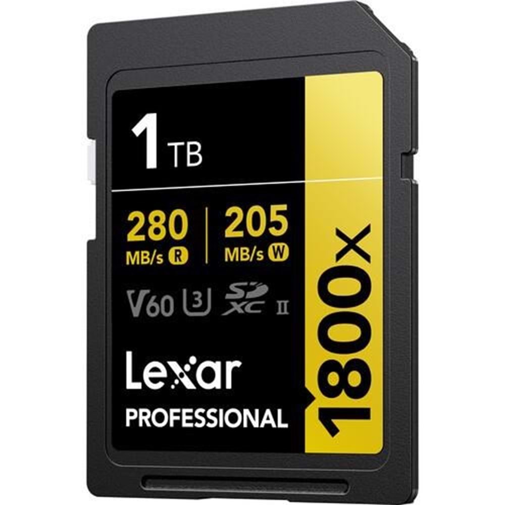 LEXAR 1TB PROFESSIONAL 1800X LSD1800001T-BNNNU SDHC HAFIZA KARTI